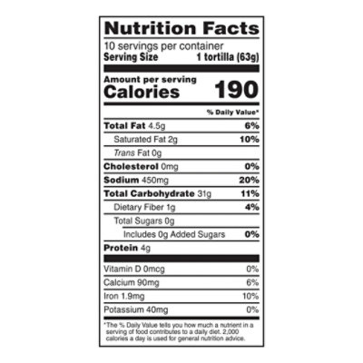 Albuquerque Homestyle Flour Tortillas - 10 Count - Image 4