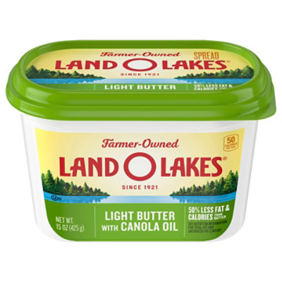 Land O Lakes Light Butter with Canola Oil Spreadable Tub - 15 Oz - Image 2