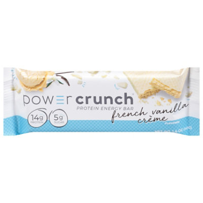 Power Crunch Energy Bar Protein French Vanilla Creme  Oz - Star Market