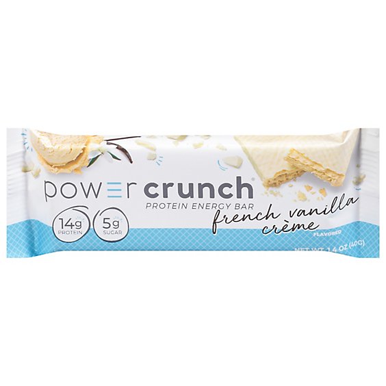 Power Crunch Energy Bar Protein French Vanilla Creme - 1.4 Oz