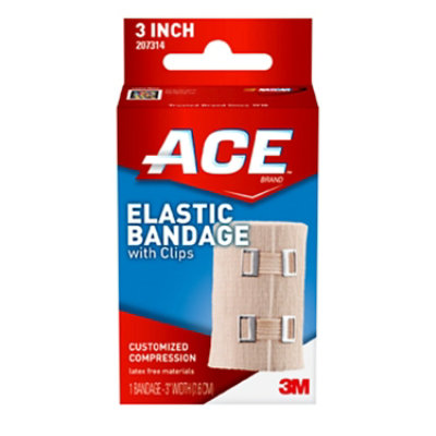 ACE Elastic Bandage With Clips 3 Inch 1.8 Yards - Image 3