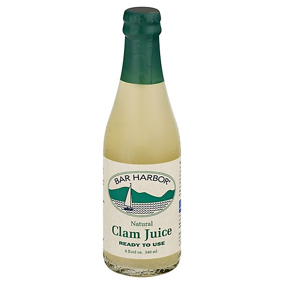 Bar Harbor Juice Clam Pure All Natural - 8 Fl. Oz.