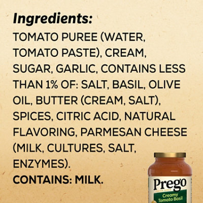 Prego Creamy Tomato Basil Pasta Sauce - 23.5 Oz - Image 5