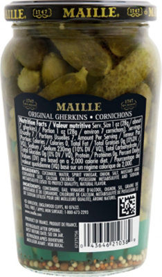 Maille Original Cornichons Pickles - 14 Oz - Image 6