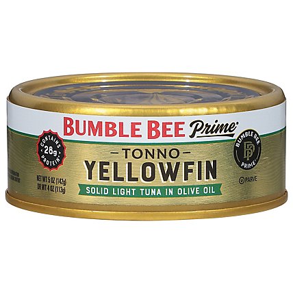 Bumble Bee Prime Fillet Tuna Tonno Solid Light in Olive Oil - 5 Oz - Image 3