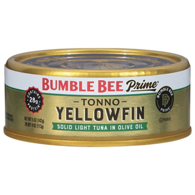 Bumble Bee Prime Fillet Tuna Tonno Solid Light in Olive Oil - 5 Oz - Image 2