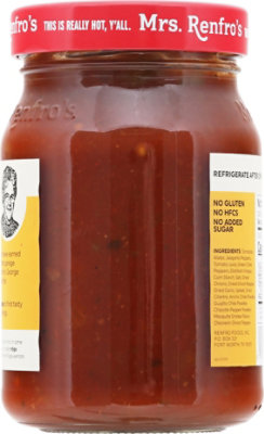 Mrs. Renfros Gourmet Salsa Scary Hot Ghost Pepper Jar - 16 Oz - Image 6