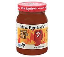 Mrs. Renfros Gourmet Salsa Scary Hot Ghost Pepper Jar - 16 Oz