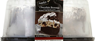 Signature SELECT Ice Cream Cake Chocolate Brownie 8 Inch - 40 Oz - Image 2
