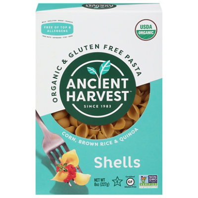 Ancient Harvest Supergrain Pasta Organic Gluten Free Corn & Quinoa Blend Shells Box - 8 Oz - Image 3