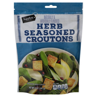 Signature SELECT Croutons Herb Seasoned - 5 Oz - Image 4