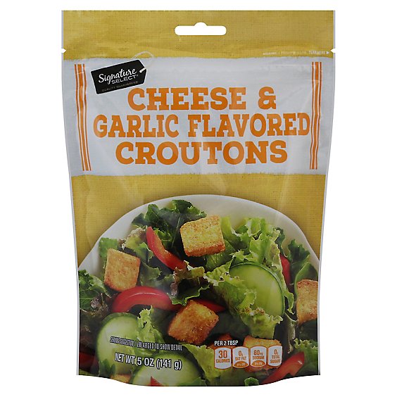Signature SELECT Croutons Cheese & Garlic - 5 Oz