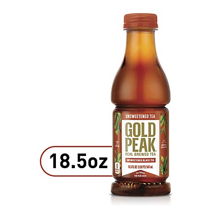 Gold Peak Tea Black Iced Unsweetened - 18.5 Fl. Oz. - Image 1