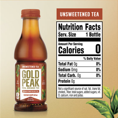 Gold Peak Tea Black Iced Unsweetened - 18.5 Fl. Oz. - Image 4