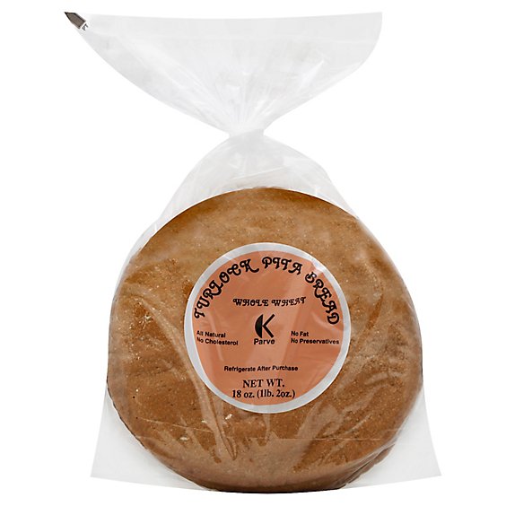 Turlock Pita Bread Whole Wheat - 18 Oz