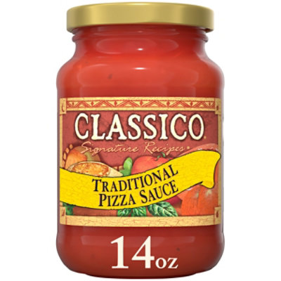 Classico Signature Recipes Pizza Sauce Traditional Jar - 14 Oz