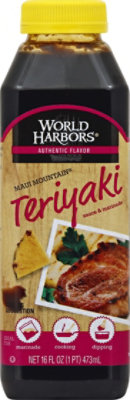 World Harbors Sauce & Marinade Maui Mountain Teriyaki - 16 Fl. Oz. - Image 2