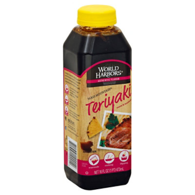 World Harbors Sauce & Marinade Maui Mountain Teriyaki - 16 Fl. Oz. - Image 1