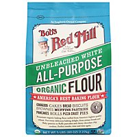 Bobs Red Mill Organic Flour For Baking All Purpose Unbleached White - 5 Lb - Image 3