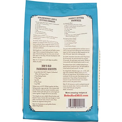 Bob's Red Mill Organic All Purpose Unbleached White Flour - 5 Lb - Image 6