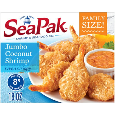 SeaPak Shrimp & Seafood Co. Shrimp Jumbo Coconut Oven Crispy Family Size - 18 Oz - Image 2