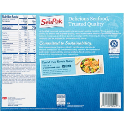 SeaPak Shrimp & Seafood Co. Shrimp Jumbo Coconut Oven Crispy Family Size - 18 Oz - Image 6