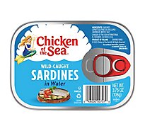 Chicken of the Sea Sardines in Water - 3.75 Oz