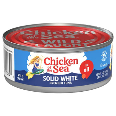 Chicken of the Sea Tuna Albacore Solid White in Oil - 5 Oz - Image 1