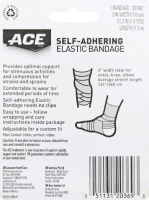 ACE Elastic Bandage Self-Adhering 3 Inches - Each - Image 2