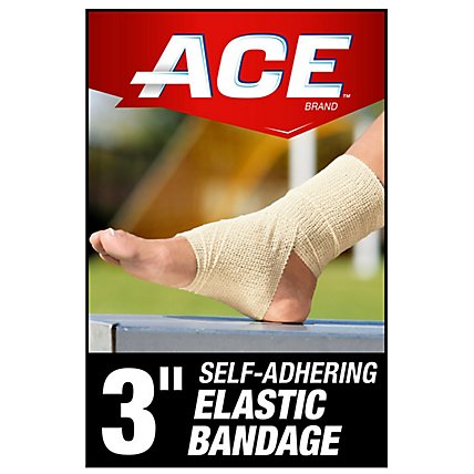 ACE Elastic Bandage Self-Adhering 3 Inches - Each - Image 1