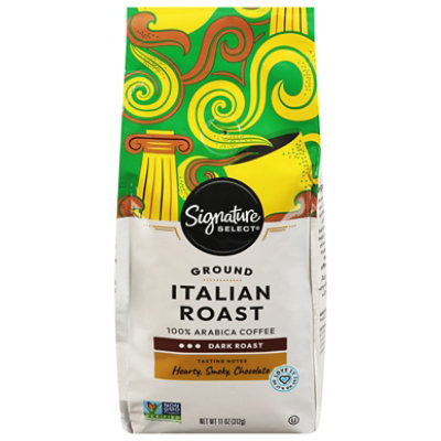 Signature SELECT Coffee Ground Dark Roast Italian Roast - 11 Oz - Image 2