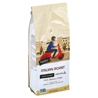 100% Arabica Dark Roast Ground Italian Coffee