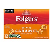 Folgers Gourmet Selections Coffee K-Cup Pods Caramel Drizzle - 12-0.31 Oz
