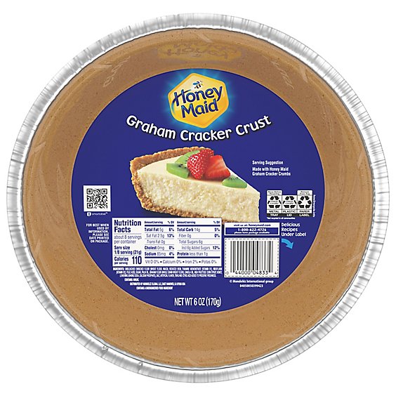 Honey Maid Graham Cracker Pie Crust - 6 Oz