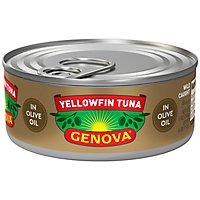 Genova Tuna Yellowfin Solid Light in Olive Oil - 5 Oz - Image 2