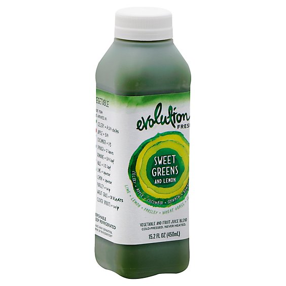 Evolution Juice Sweet Greens N Lemon - 15.2 Oz