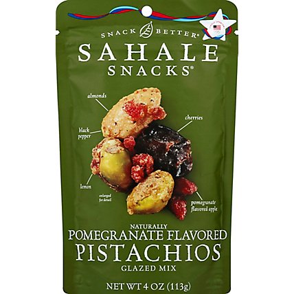 Sahale Snacks Snack Better Pistachios Glazed Mix Naturally Pomegranate Flavored - 4 Oz - Image 2