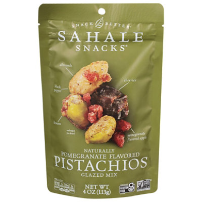 Sahale Snacks Snack Better Pistachios Glazed Mix Naturally Pomegranate Flavored - 4 Oz - Image 1