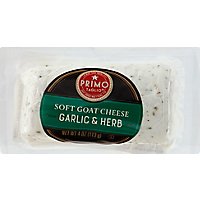 Primo Taglio Cheese Goat Soft Garlic & Herb - 4 Oz - Image 2