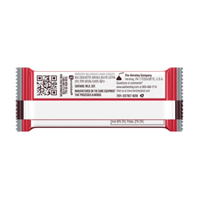 HERSHEY'S Milk Chocolate Santa Christmas Candy Bar - 1.2 Oz - Image 2