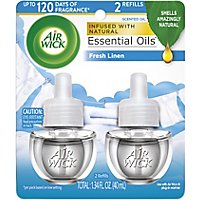 Air Wick Plug In Fresh Linen Laundry Air Freshener - 2 Count - Image 1
