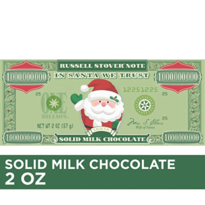 Russell Stover Solid Milk Chocolate - 2 Oz