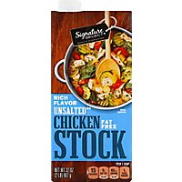 Signature SELECT Cooking Stock Unsalted Chicken - 32 Oz - Image 2