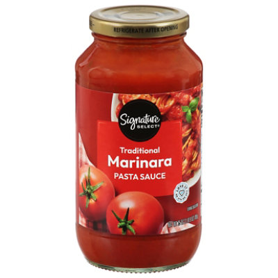 Signature SELECT Pasta Sauce Marinara Jar - 25 Oz - Image 2