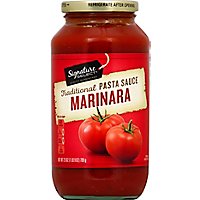 Signature SELECT Pasta Sauce Marinara Jar - 25 Oz - Image 2