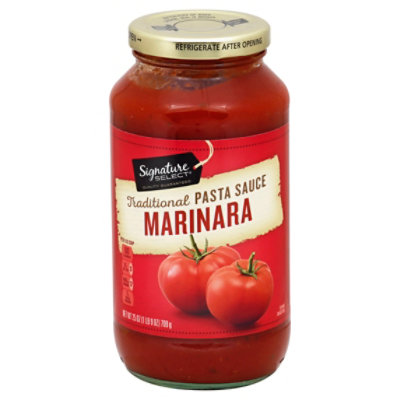 Signature SELECT Pasta Sauce Marinara Jar - 25 Oz - Image 1