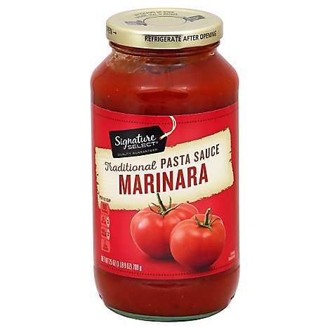 Signature SELECT Pasta Sauce Marinara Jar - 25 Oz