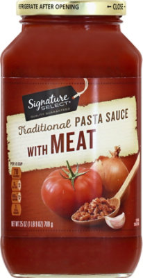 Signature SELECT Pasta Sauce Meat Sauce Jar - 25 Oz - Image 2