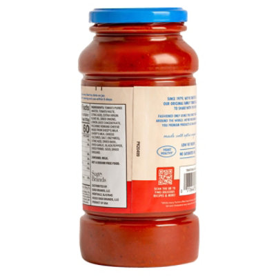 Francesco Rinaldi Pasta Sauce Smooth Original Recipe No Salt Added Jar - 23.5 Oz - Image 5