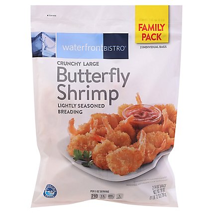 waterfront BISTRO Shrimp Butterfly Breaded - 28 Oz - Image 3